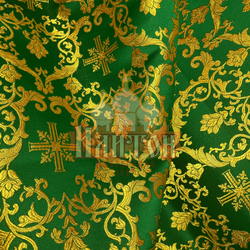 Парча "Софийский" зелёная