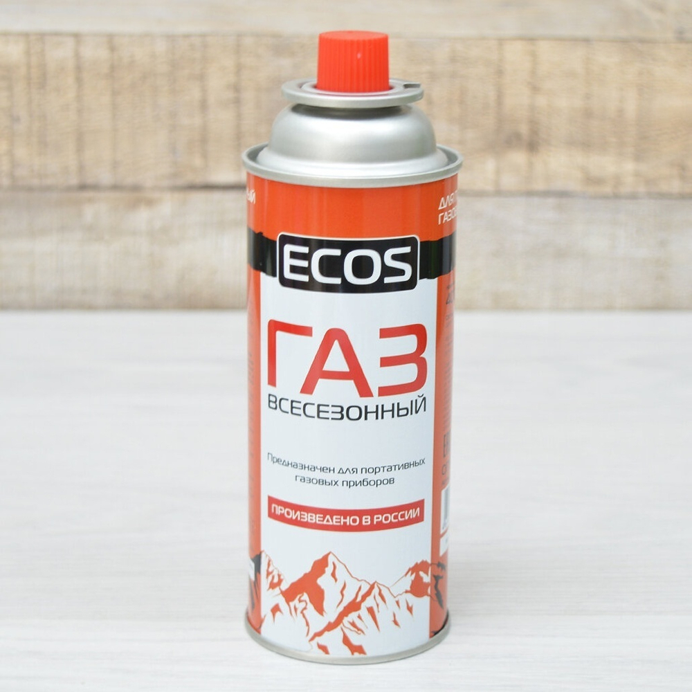 Газ в баллоне 400мл для портативных приборов ECOS (цанговый, всесезонный)