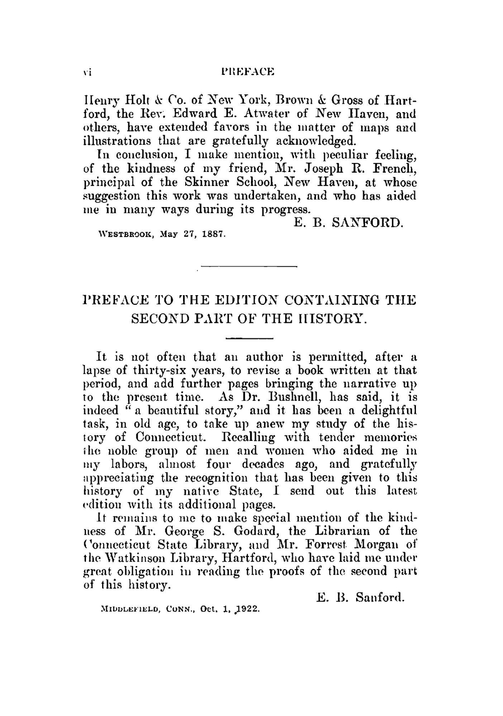 A history of Connecticut | Sanford Elias Benjamin