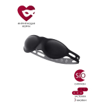 Черная плотная силиконовая маска ToyFa Theatre 708037