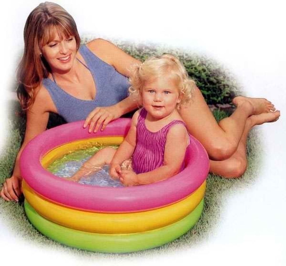 Купить Бассейн надувной Sunset Glow Baby Pool 61х22см.