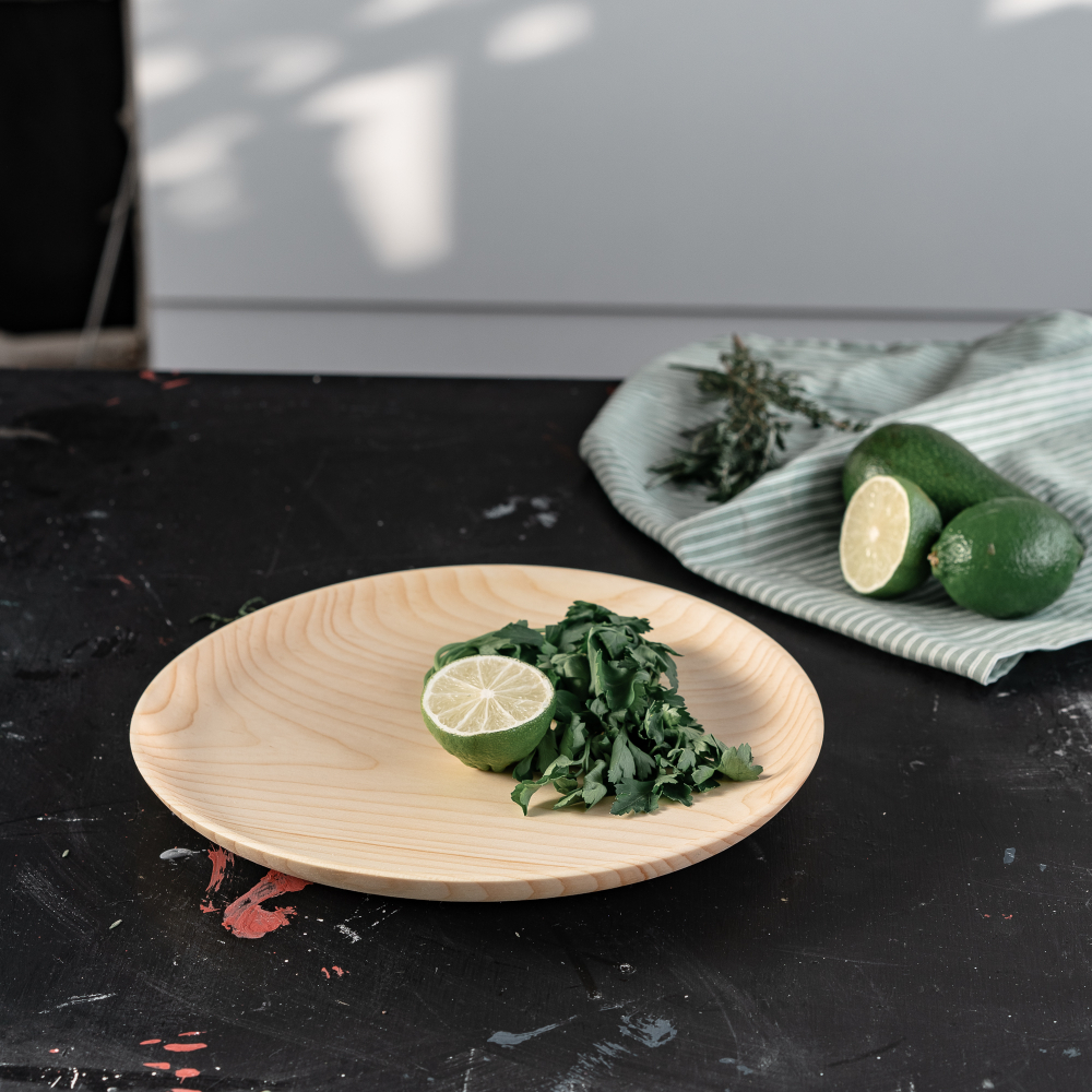 Тарелка-блюдо Art of Siberia из сибирского кедра, 27 см T106