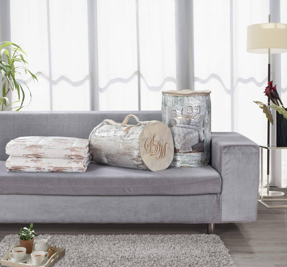 Покрывало 240х260 Sofi De MarkO Артемида голубое