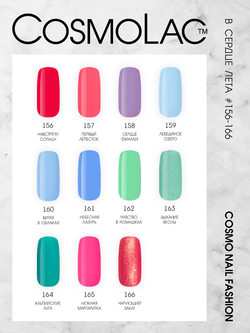 Cosmolac Гель-лак/Gel polish №158 Сердце фиалки 7,5 мл