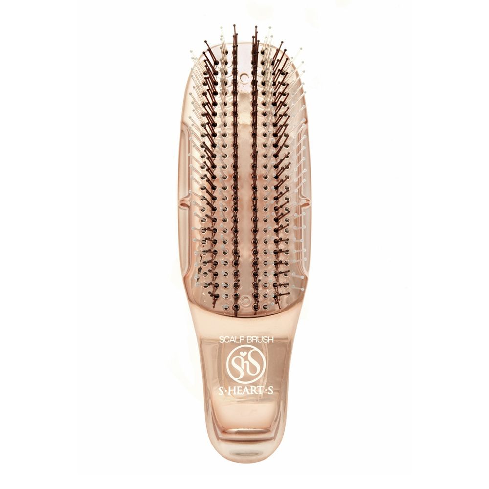 S-HEART-S Расческа Scalp Brush Gold с короткой ручкой
