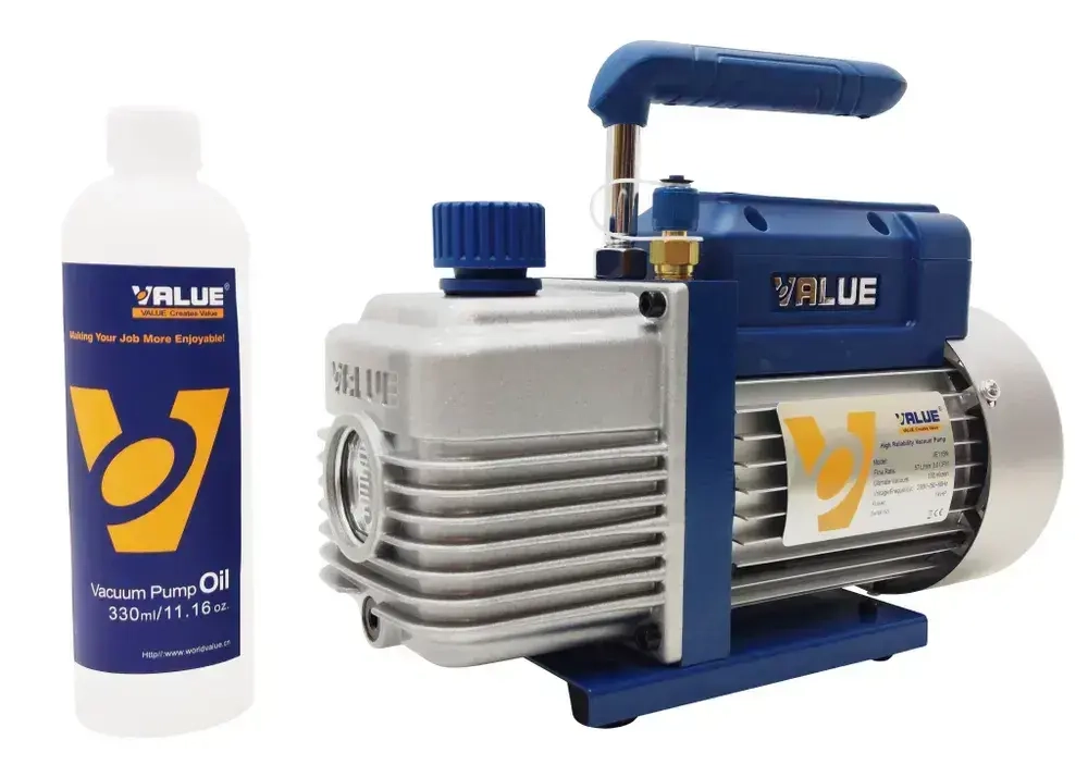 Одноступенчатый вакуумный насос Value VE115N 51 л/мин для кондиционеров