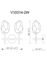 Бра Moderli V10314-2W Catris