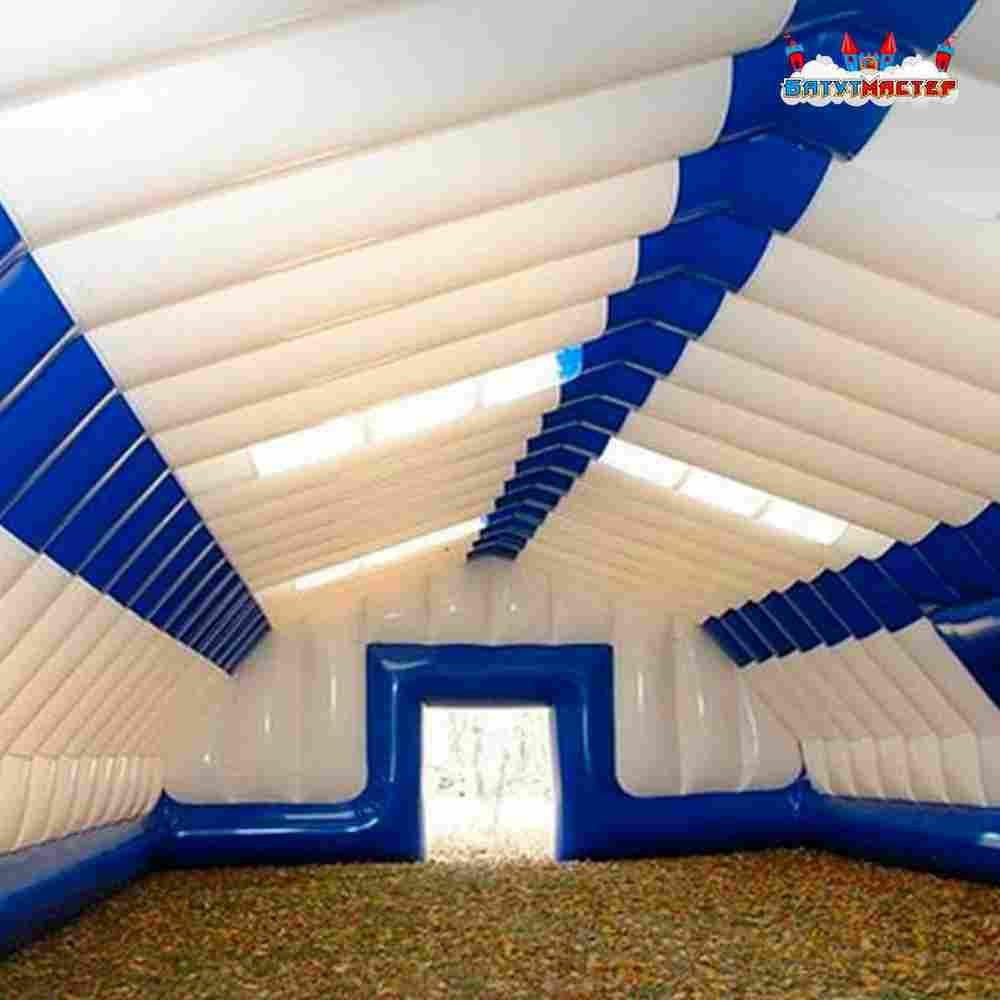 Модуль пневмокаркасный МЧС «Защита» из ПВХ 15×5×4 м,склад гуманитарной помощи