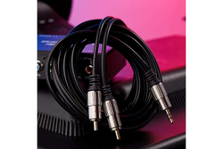 Шнур REXANT Стерео 3,5 мм - 2 RCA, длина 1,5 метра 17-4222