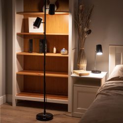 ULM-B600 6W-4500K-DIM BLACK Светильник настольный светодиодный. 6W. Сенсорный выключатель. Диммер. Черный. ТМ Uniel