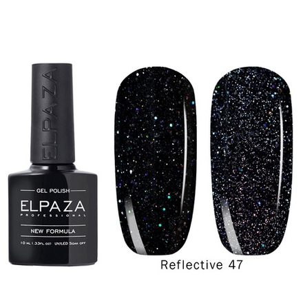 Elpaza светоотражающий гель лак Reflective №47, 10 мл