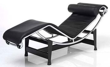 Кресло из натуральной кожи Chaise Lounge