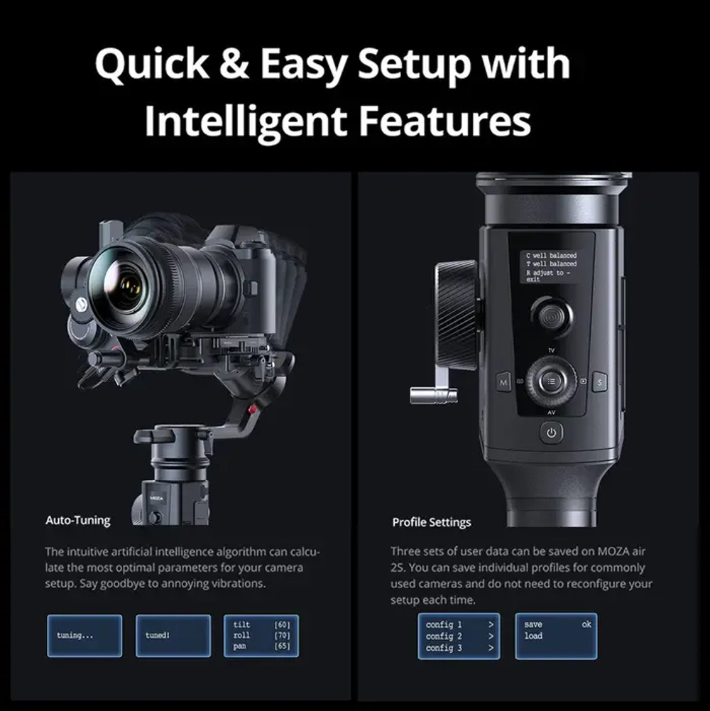 Электронный стабилизатор Moza Air 2S