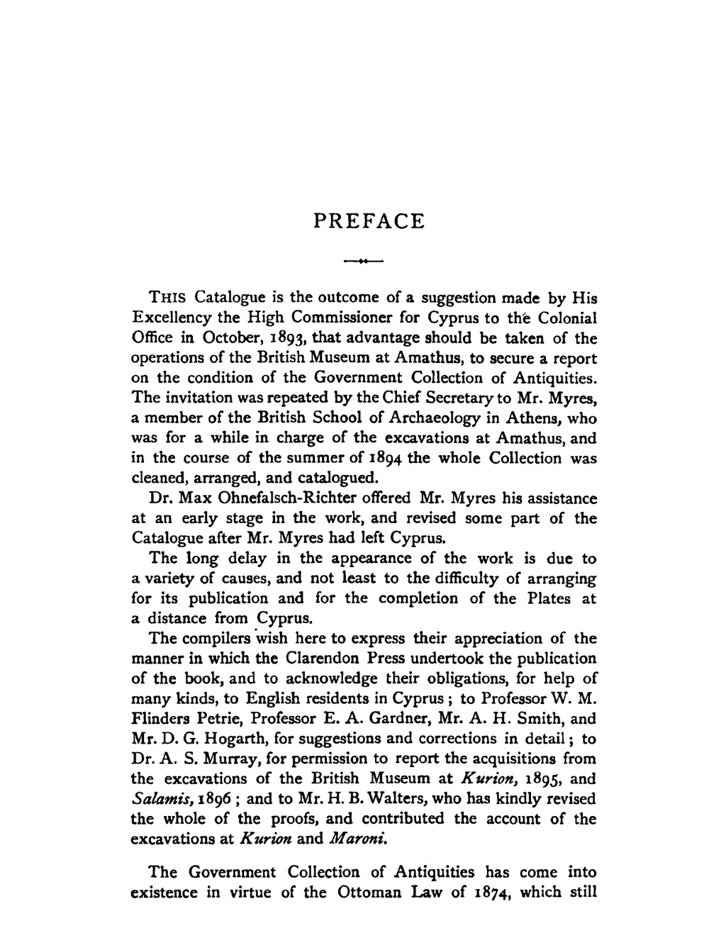 A catalogue of the Cyprus museum | John L. Myers