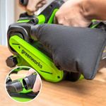 Ленточная шлифовальная машина акк. Greenworks G24BS, 24V, б/щет, 75х457мм, 259 м/мин,1х2Ач,ЗУ,кор (3100607CUA)