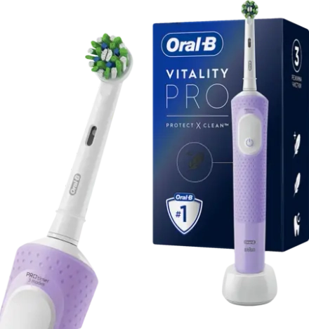 Зубная щетка Oral-B Vitality Pro 3708 Насадка Cross Action Лиловая