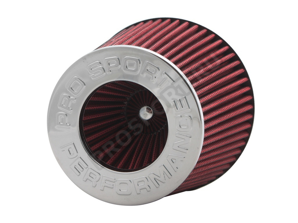 Фильтр воздушный нулевого сопротивления Sport MEGA FLOW, красный/хром D70мм