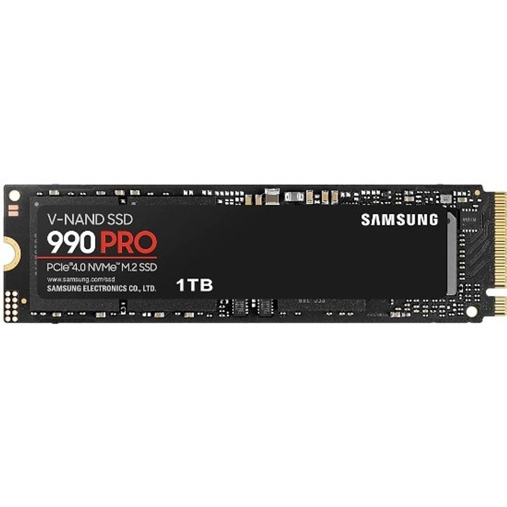 Твердотельный накопитель SSD Samsung 990 PRO MZ-V9P1T0BW 1 ТБ,M.2 2280 PCI-E,чтение: 7450 МБ/с,запись:6900 МБ/с,MLC 3D