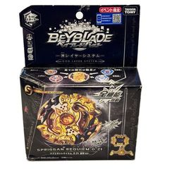 Волчок и лаунчер Spriggan Requiem 0 Zeta B00 gold axe ver. от Takara Tomy