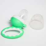 6895055 Ниблер для прикорма с силиконовой сеточкой «Колечко», цвет зеленый