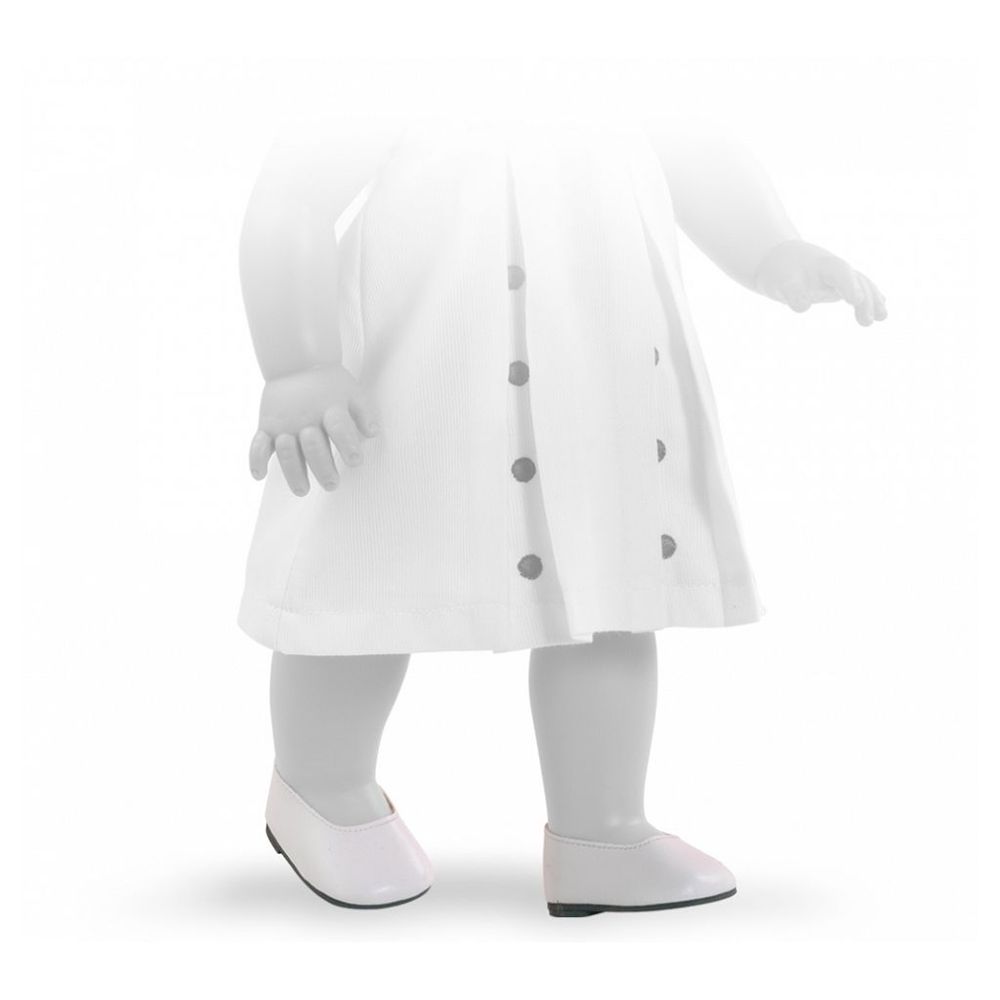 1_Туфли белые, для кукол 42 см (64203)