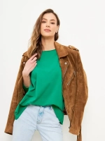 Лонгслив оверсайз с рукавом 3/4