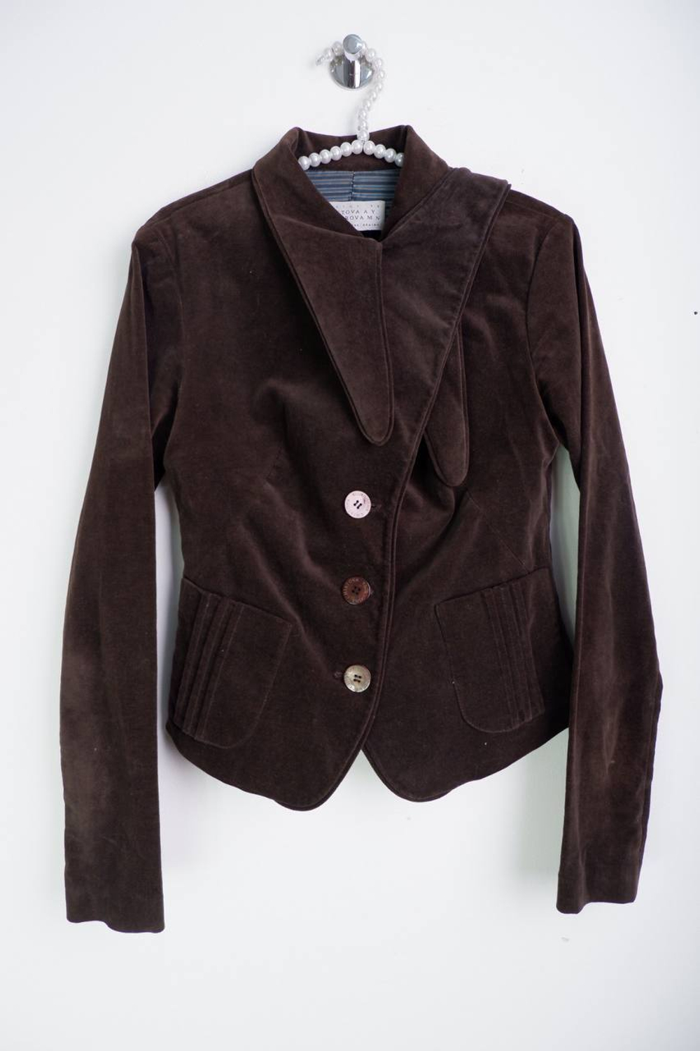 Жакет Chistova A.Y. бархатный, визуально на 42 размер