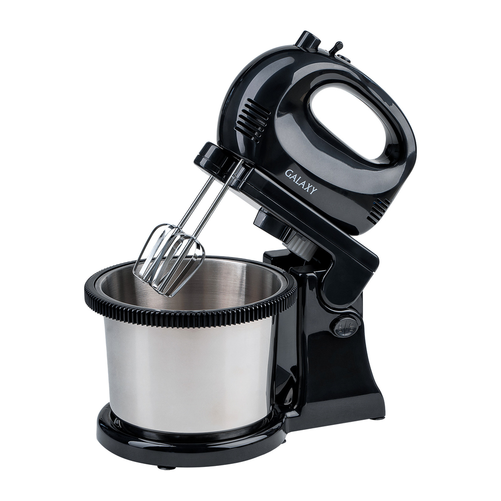Galaxy GL 2214 (4шт) Миксер электрический с чашей   мощность 300 Вт,  5 скоростей + «Турбо» режим