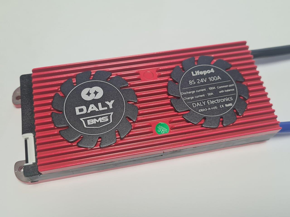 Плата контроля BMS LiFePO4 8S 24V 100A