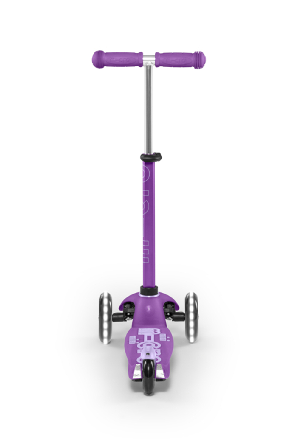 Самокат Mini Micro Deluxe Сиреневый LED