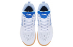 Li Ning Slip Resistant Abrasion Resistant Breathable Low top Table Tennis Shoes Men"s White Blue
