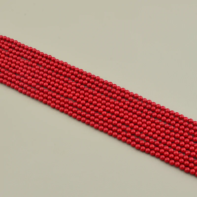 Нитка Коралл 39 см. 3,3 мм. (Без замка)