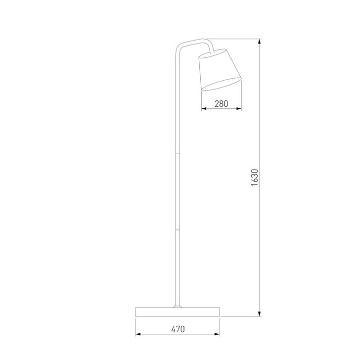 Торшер Eurosvet Montero 01135/1 белый