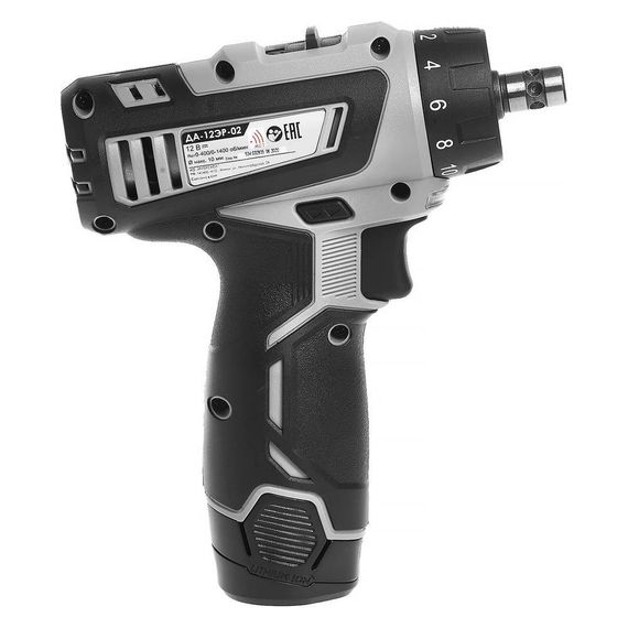 Аккумуляторная дрель-шуруповерт ИНТЕРСКОЛ ДА-12 ЭР-02(595.0.2.00)