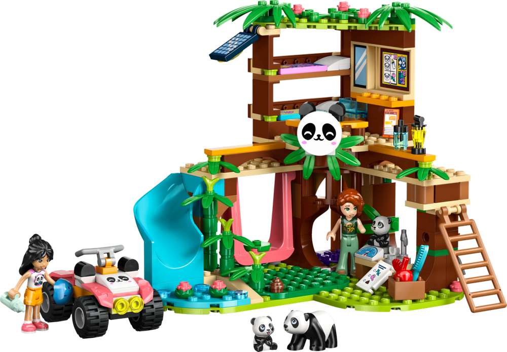 Конструктор Лего Френдс Уход за животными в заповеднике Панда 42648 | LEGO Friends Panda Sanctuary Animal 243 детали 7+