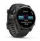 Умные часы Garmin Fenix 8, 43 мм, AMOLED, Sapphire Carbon Gray DLC Titanium with black/pebble gray silicone band