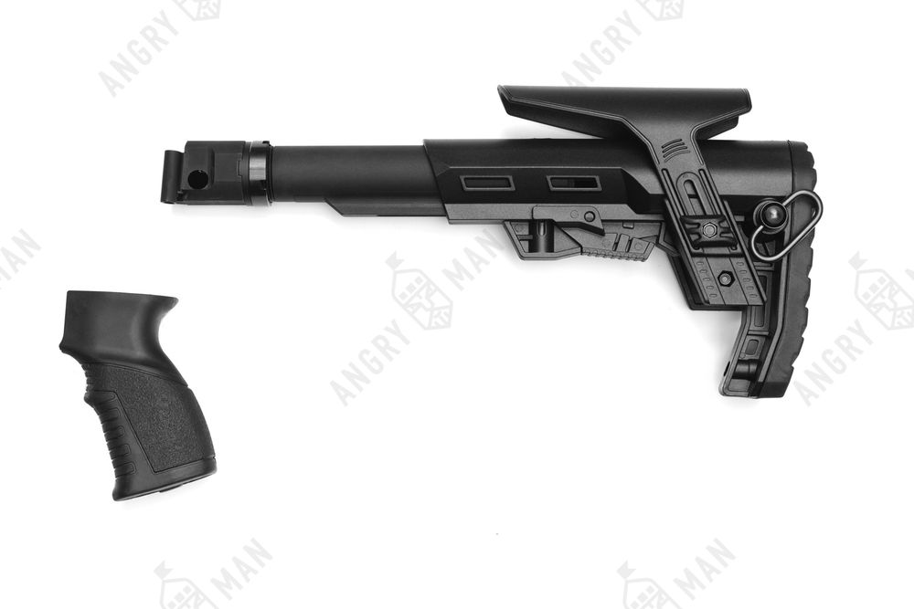 Комплект приклада на складные АК и Сайга, на базе Alpha CP, K.Arma