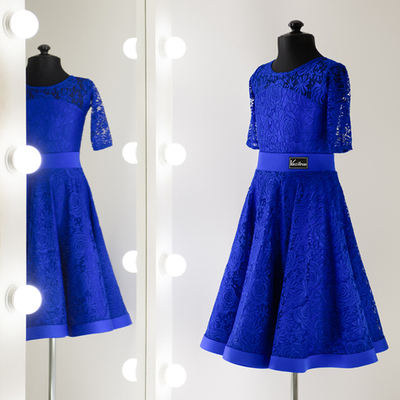 Gracia 3-01-04-A | Рейтинговое платье для спортивных бальных танцев | Vasileva Dance