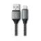 Satechi USB-A to Lightning Short Cable Space Grey