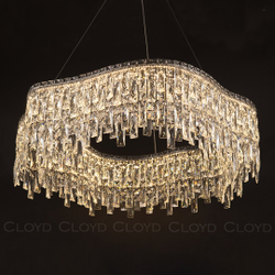 Люстра Cloyd ANTREA-A C1 / Ø80 см - хром (арт.11224)