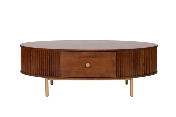 Кофейный стол Elegant из дерева манго, 120х40 см