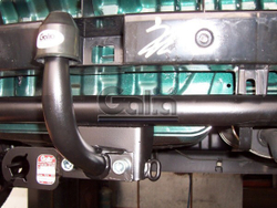 Фаркоп оцинкованный Galia H055A для Hyundai Getz 2003-2005(паспорт и сертификат в комплекте)(без электрики)