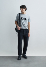 Emporio Armani Футболка с принтом - Серый