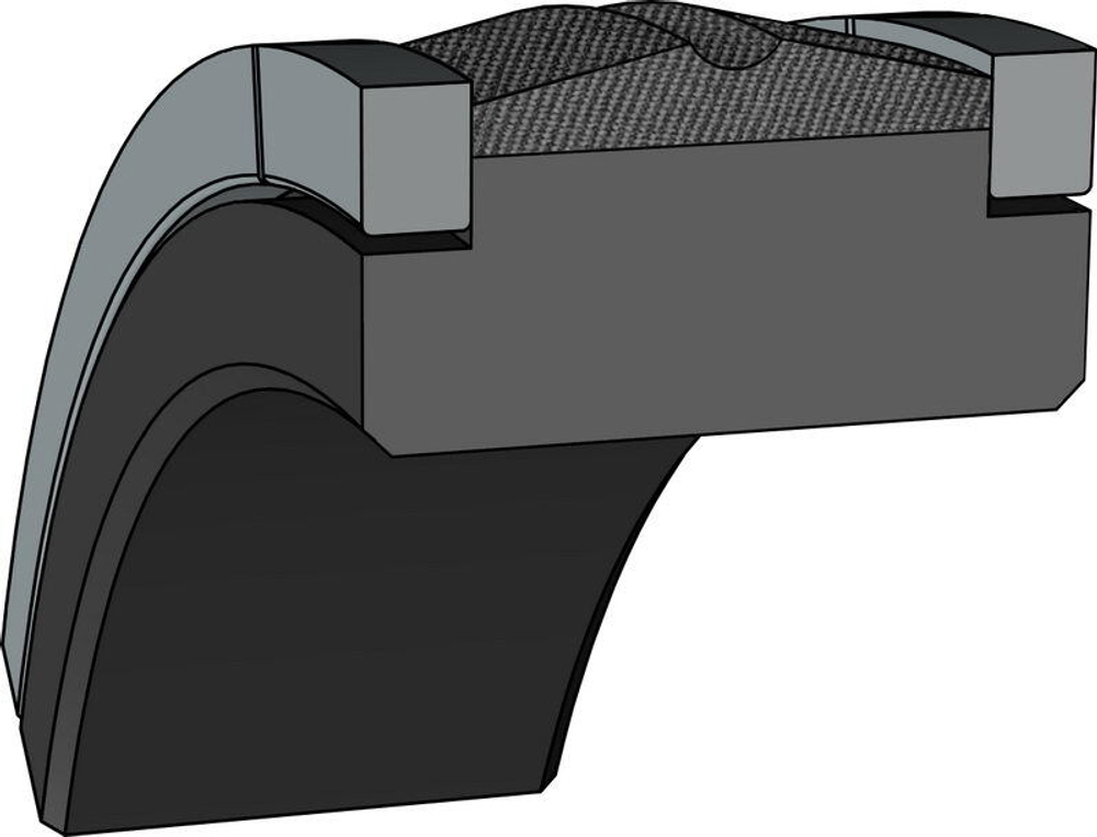 A112 120-105 Поршневое уплотнение 120-105-15,5
