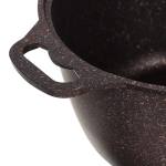 Кастрюля алюминий, антиприг, 6 л, с крыш, Kukmara, Granit Ultra, кга62а, красн