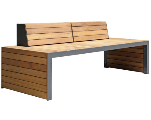 Скамейка со спинкой Ладья