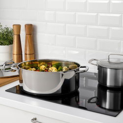 IKEA 365+ Поддон для расстойки с крышкой, нержавеющая сталь, 7,0 л