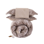 Комплект постельного белья Сатин с Одеялом 100% хлопок 160x80 на резинке OBR164