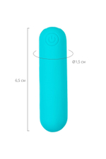 A-toys Tnim – голубая вибропуля с пультом ДУ, 10 режимов