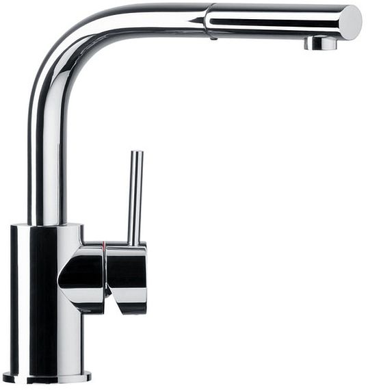 Смеситель Schock Nimbus-D , Cristadur, выдвижной излив хром